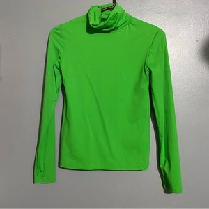 Zara Green turtleneck shirt